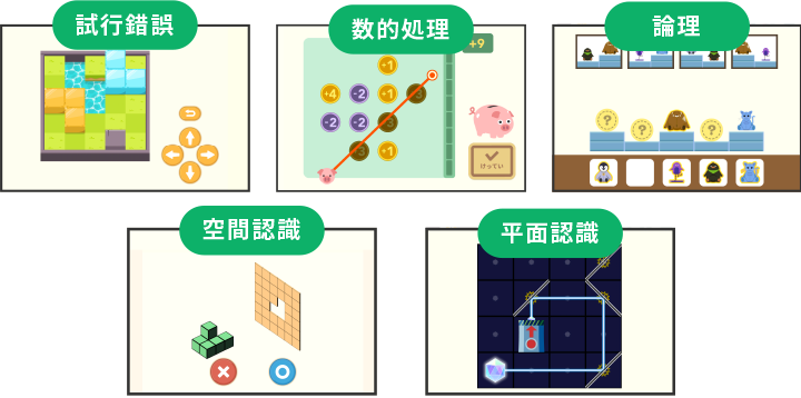 思考力が育つ豊富なコンテンツ